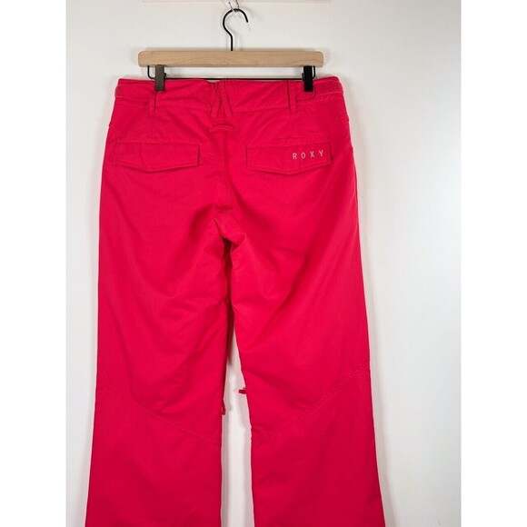 ROXY Womens Snowboard Pants Hot Pink Evolution 8K Regular Fit Ski Winter Large - Picture 9 of 10